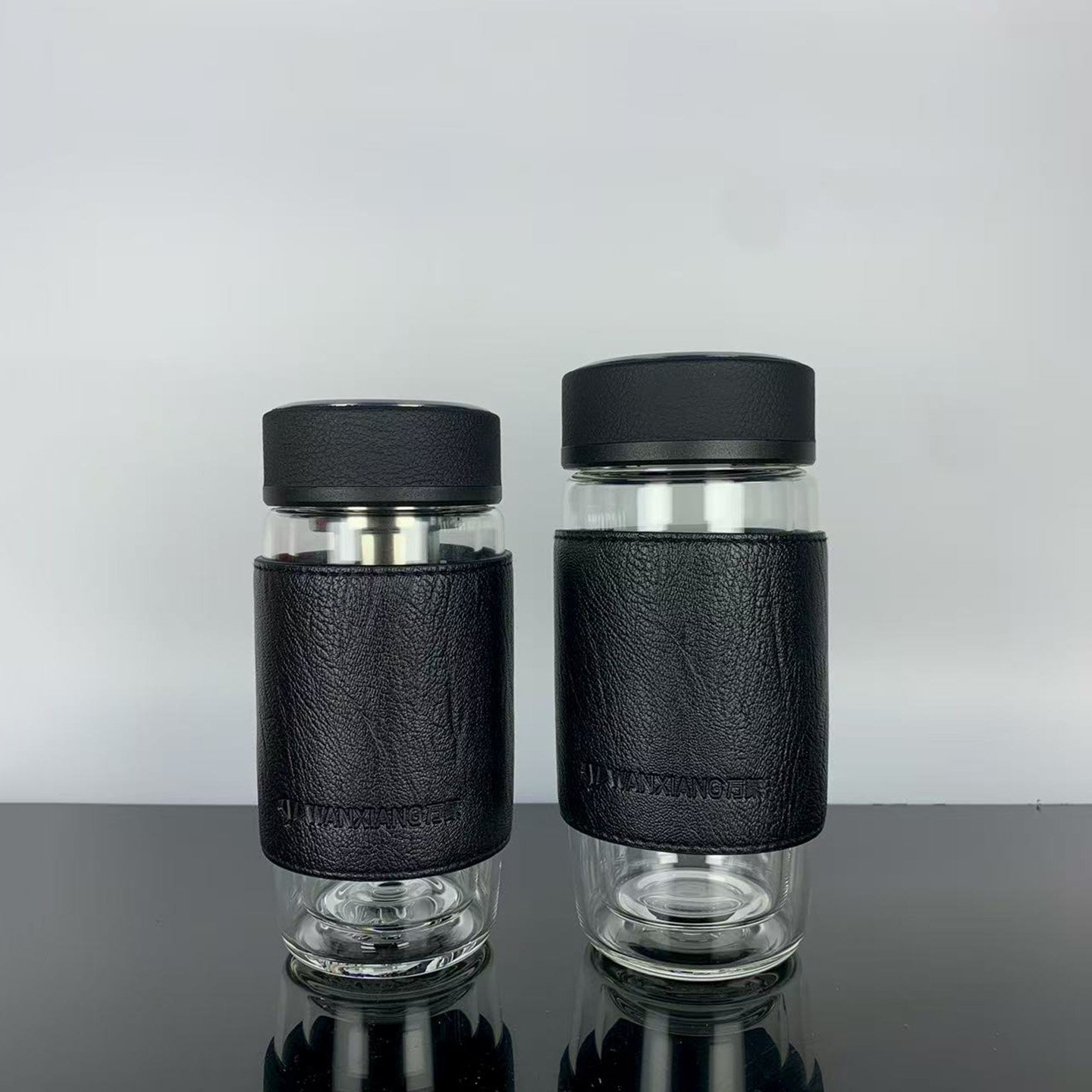 万象单层双层玻璃通用隔热水杯套图片