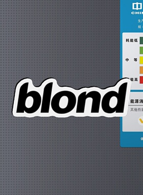 frank ocean blonde 5cm 软磁冰箱贴
