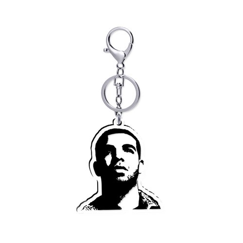 drake thank me later 5cm透明钥匙扣龙虾扣