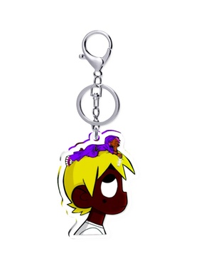 lil uzi vert LUV VS The World 2 封面 5cm透明钥匙扣龙虾扣