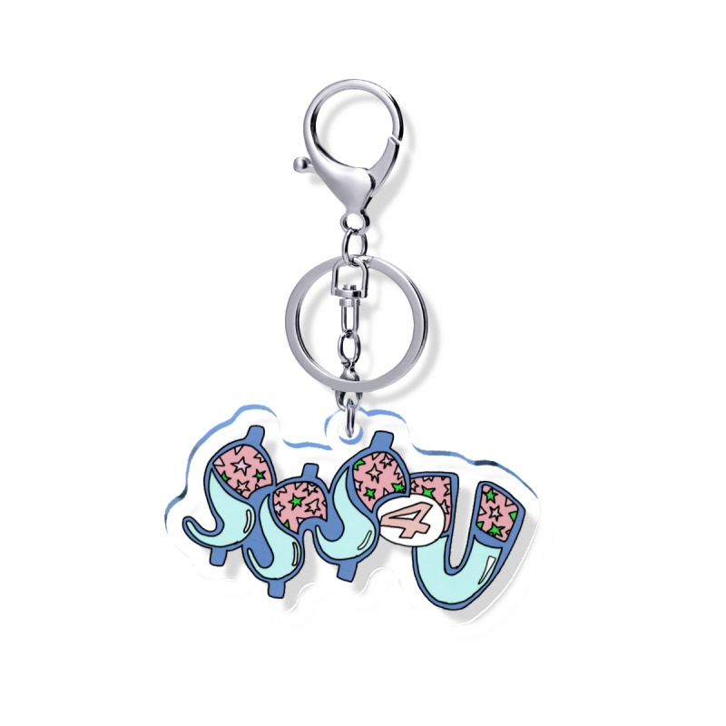 drake PND $$$4u 5cm透明钥匙扣龙虾扣