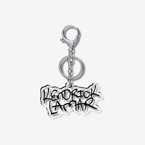 kendrick lamar goodkid maadcity 黑色 5cm透明钥匙扣龙虾扣