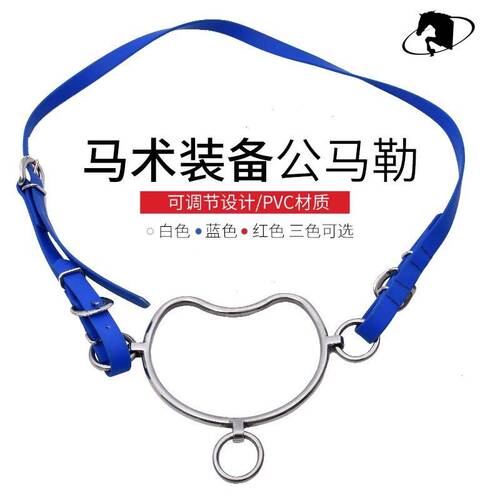 马术运动马龙头公马专用调教训练水勒公马笼头种公马专用衔铁马具