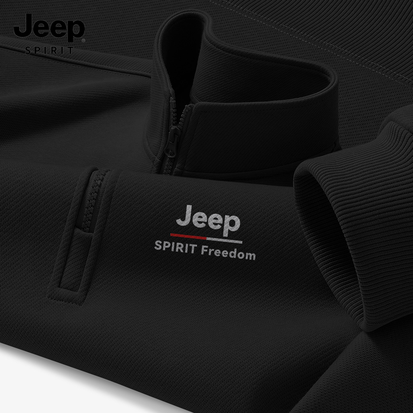 JEEP吉普男士卫衣潮牌高级感美式流行男装上衣大码宽松衣服男款