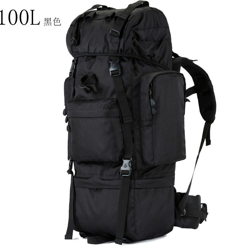 Extra large capacity backpack travel bag, men's tactical backpack, backpack, outdoor oversized travel mountaineering bag, waterproof