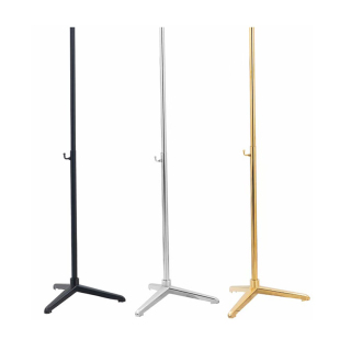 模特固定底座不锈钢支架配件金属三脚架服装店女装展示架伸缩杆子