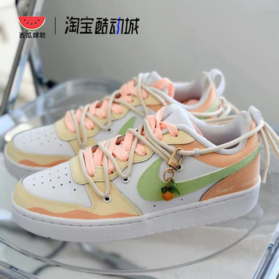 Nike复古系带女子court球鞋定制