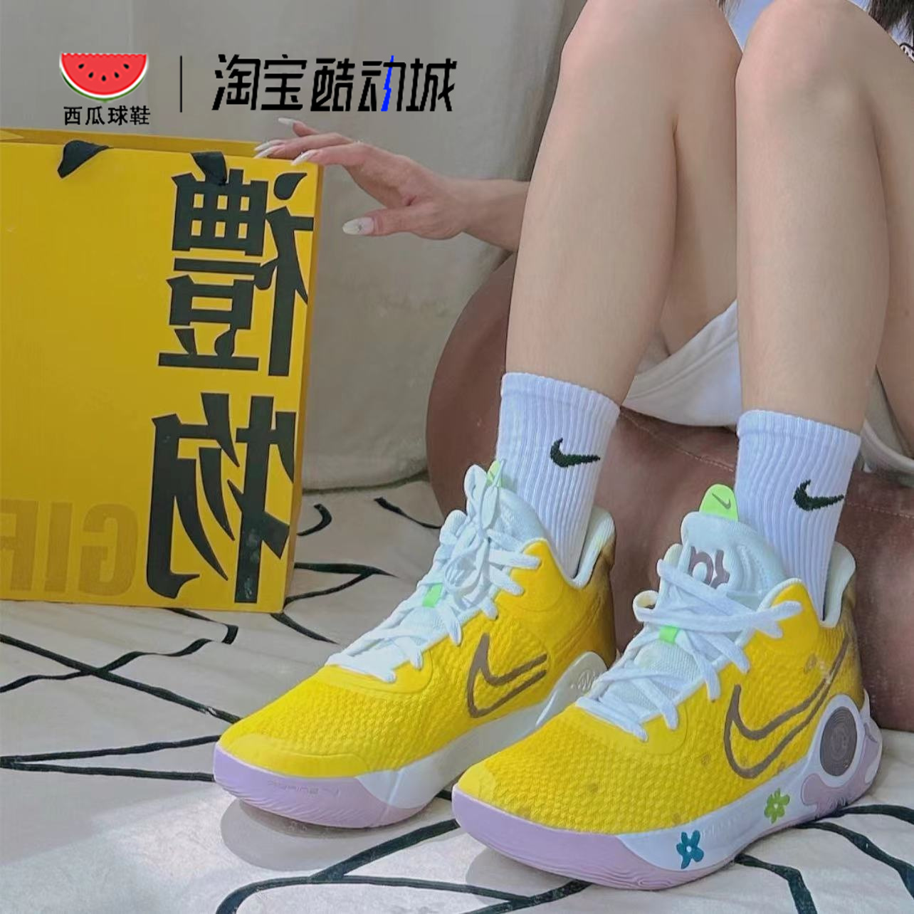 nike男子防滑耐磨减震球鞋定制