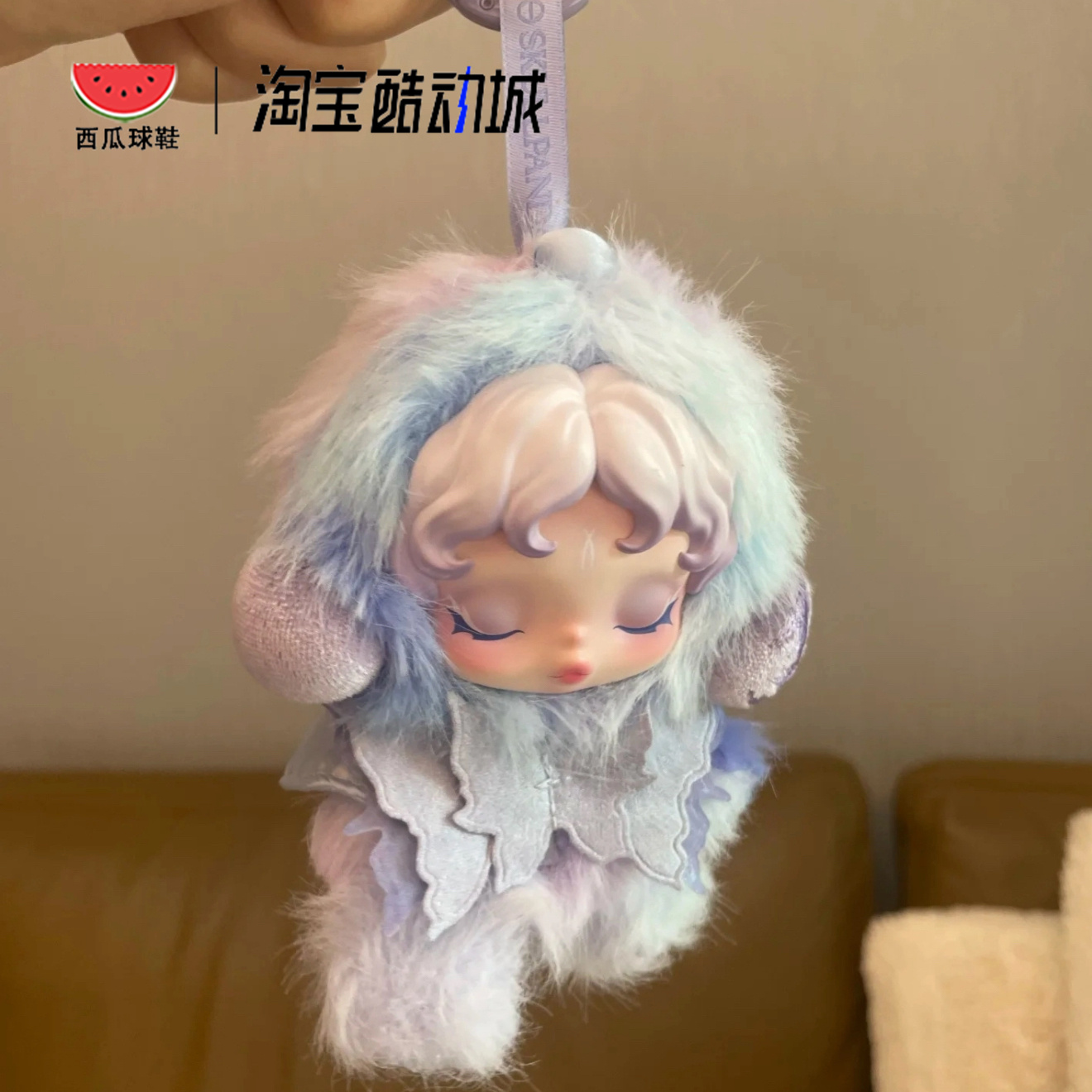 泡泡玛特SP光织园毛绒公仔挂件