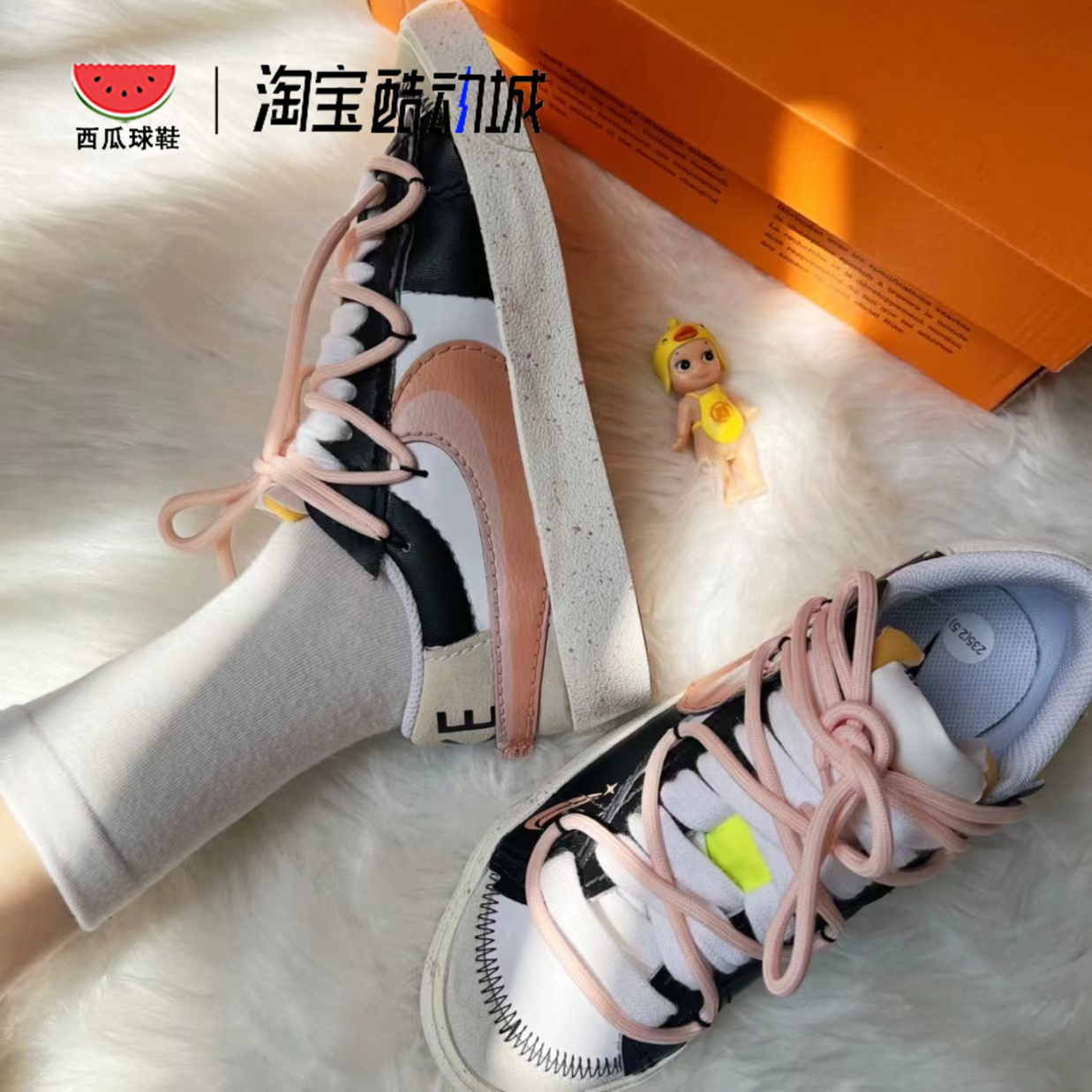 nike复古系带男女blazer球鞋定制