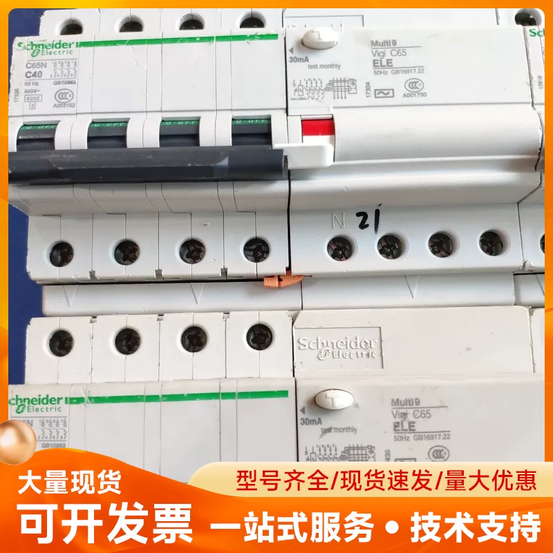 施耐德黑色C65n漏电保护器小型漏保断路器空气开关家用小型断