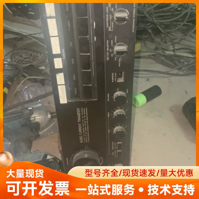 索尼TA-555es功放 换过小电容其他的原装 缺一个按键