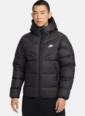 耐克男子羽绒服短款保暖夹克FB8178-010