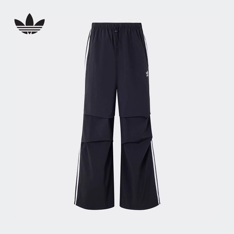 adidas originals 条纹宽松复古运动宽松阔腿女士休闲裤 KB9185 - 前兔无量体育出品