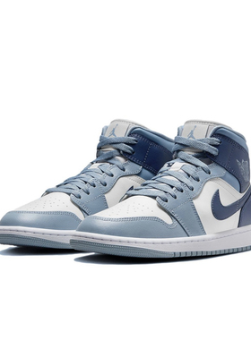 JordanAir Jordan 1 Mid 复古中帮篮球鞋女款BQ6472-140