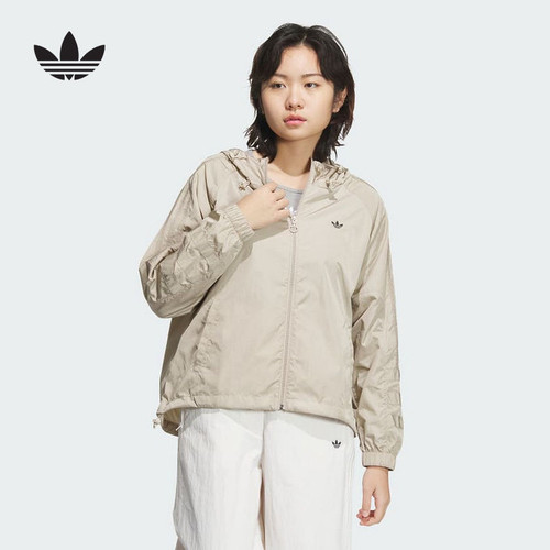 Adidas originals 运动时尚潮流防风长袖夹克女款 JD6382