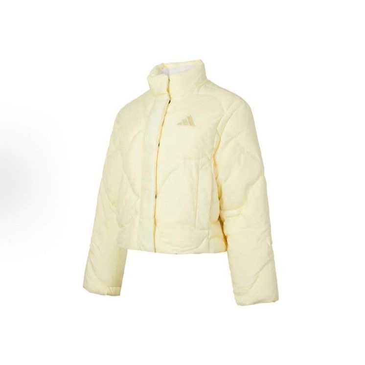 adidas 舒适百搭立领保暖短款羽绒服女款 JG5946