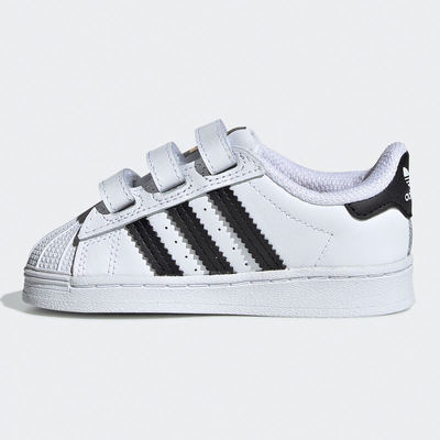 Adidas Originals Superstar 贝壳头魔术贴儿童板鞋 EF4842