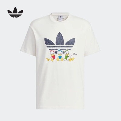 adidas originals 三叶草卡通印花短袖T恤男款JP1426