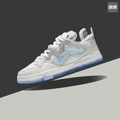 李宁惟吾Pro防滑耐磨舒适百搭软弹透气滑板简约运动 面包鞋