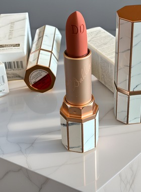 韩国小众彩妆DEAR DAHLIA大理石口红柔雾哑光奶茶色m101砖红色104