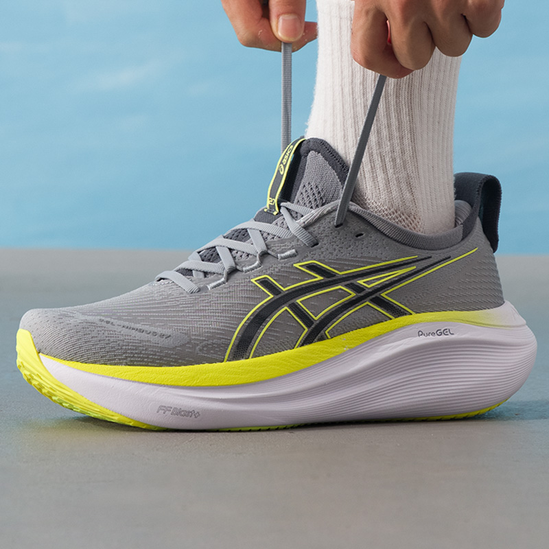 Asics亚瑟士GEL-NIMBUS 27跑步鞋男鞋2025新款支撑运动鞋1011B958