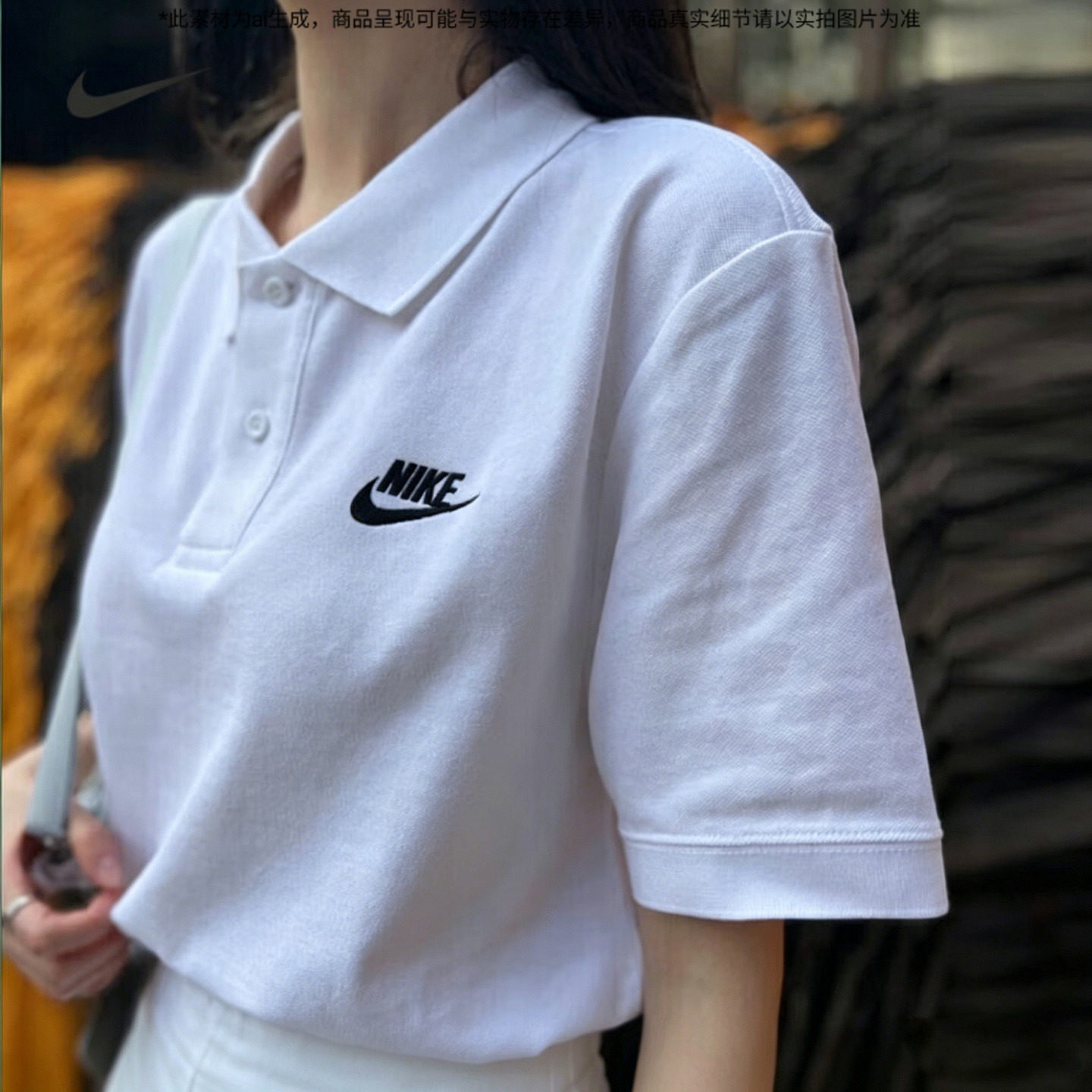 耐克女装上衣2026夏季新款情侣休闲翻领透气网球Polo衫男短袖T恤