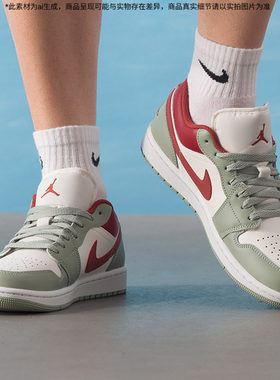 耐克NIKEaj1男鞋篮球鞋25新款低帮运动鞋jordan休闲鞋
