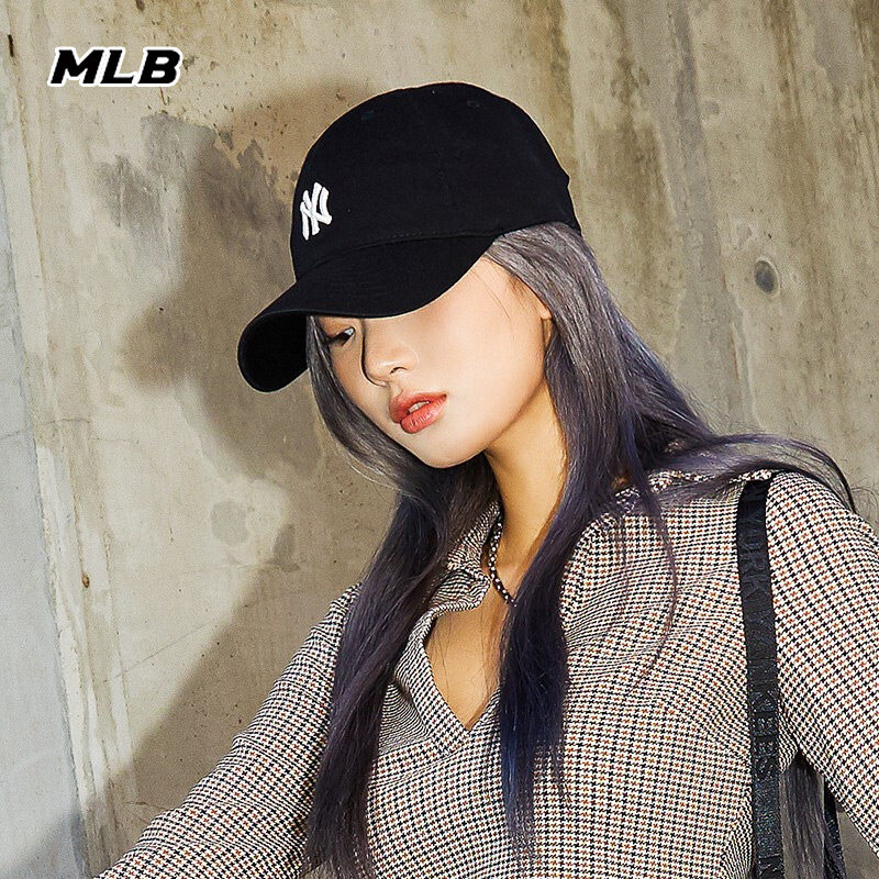 MLB大头围棒球帽男女士休闲帽秋季新款遮阳运动帽显脸小鸭舌帽子