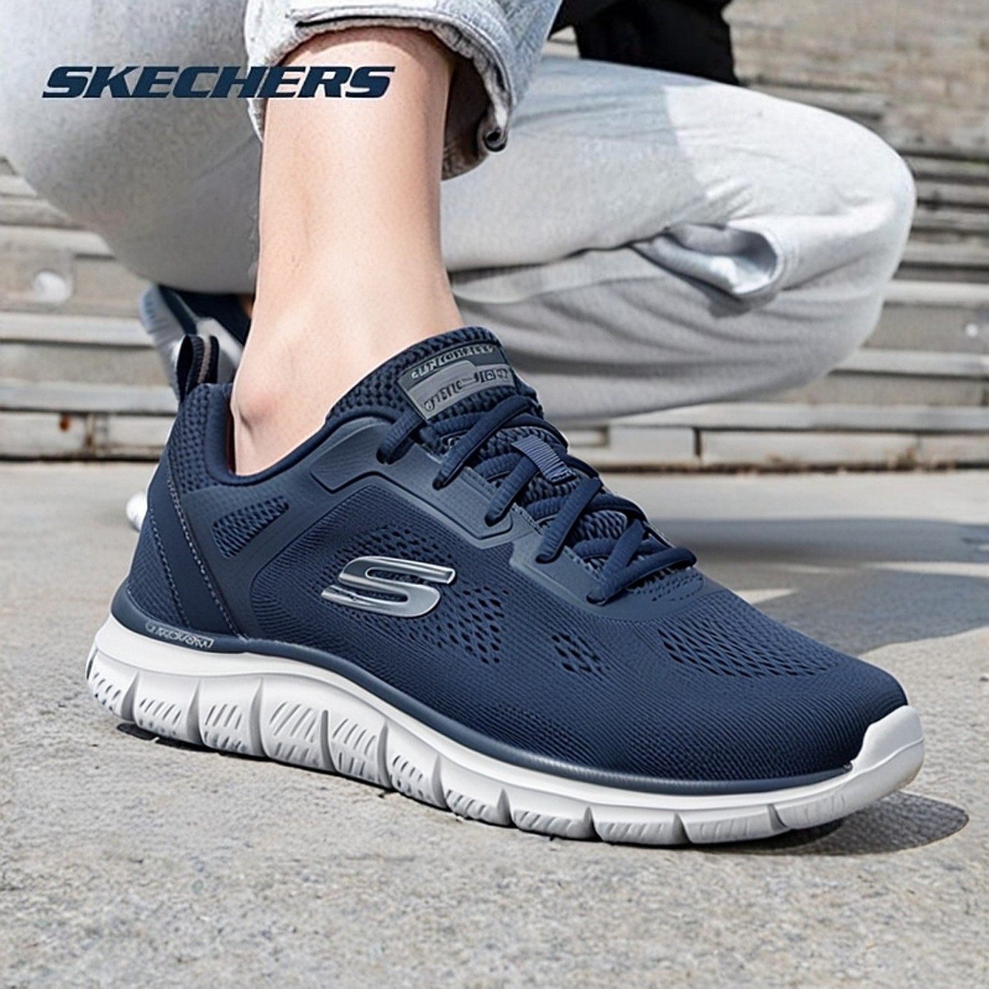 Skechers斯凯奇男鞋春季新款时尚轻质缓震跑步鞋回弹网面休闲鞋男,运动鞋new,运动休闲鞋,淘宝优惠券,粉丝福利购,淘宝优惠卷