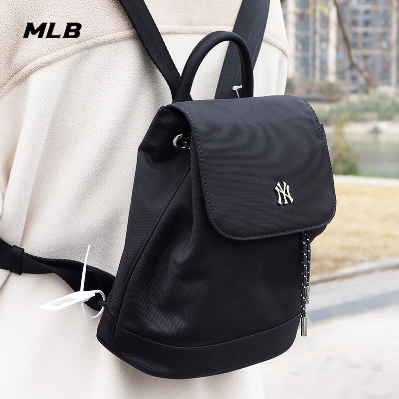 MLB官方NY双肩背包男女包2025新款运动包学生书包旅行包3ABKS024N