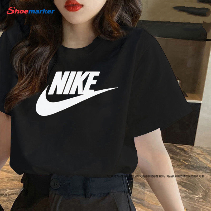 Nike耐克男女生情侣装上衣夏季新款官方正品纯棉宽松运动短袖T恤