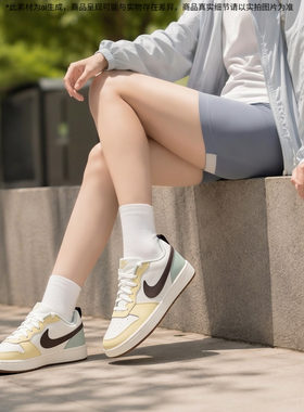 耐克女鞋儿童鞋低帮休闲鞋2026新款合成革轻便板鞋舒适耐磨日常鞋