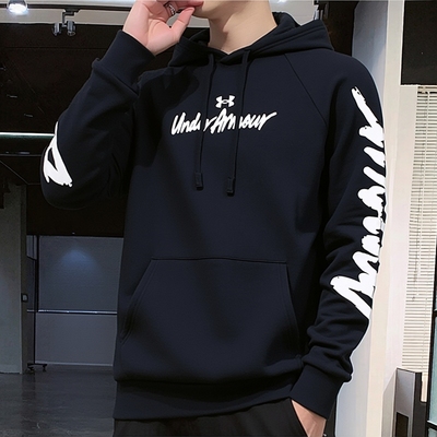 安德玛官方正品男装卫衣25冬季新款跑步健身运动服户外休闲套头衫