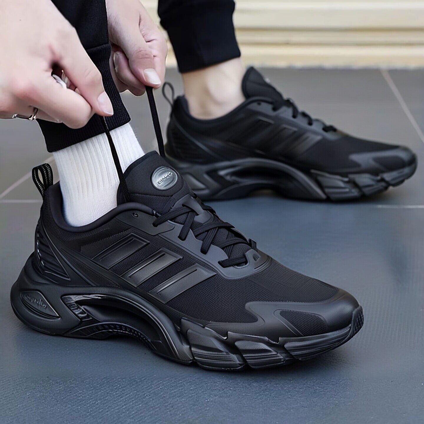 Adidas阿迪达斯男鞋女鞋2026夏季新款清风鞋透气运动鞋轻便跑步鞋