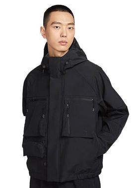 Nike耐克官网黑色夹克2025秋季新款男装宽松运动服休闲外套HJ2945