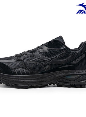 Mizuno美津浓跑步鞋男鞋透气轻便户外运动鞋黑色休闲鞋RACAR ADV