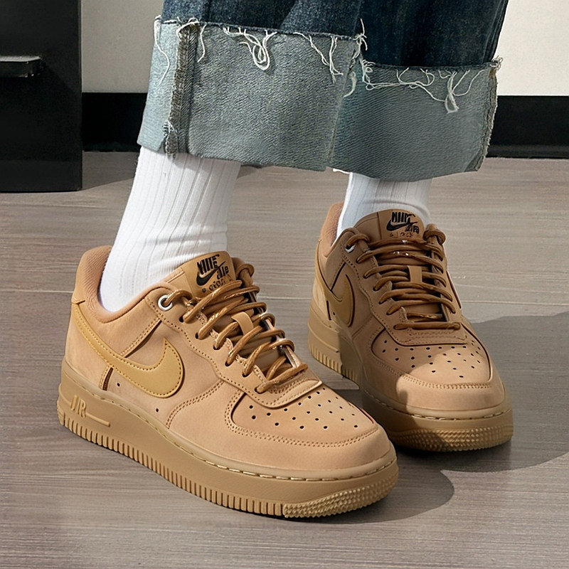 NIKE耐克女鞋Air Force 1 Low空军一号AF1新款小麦休闲鞋复古板鞋,运动鞋new,运动休闲鞋,淘宝优惠券,粉丝福利购,淘宝优惠卷