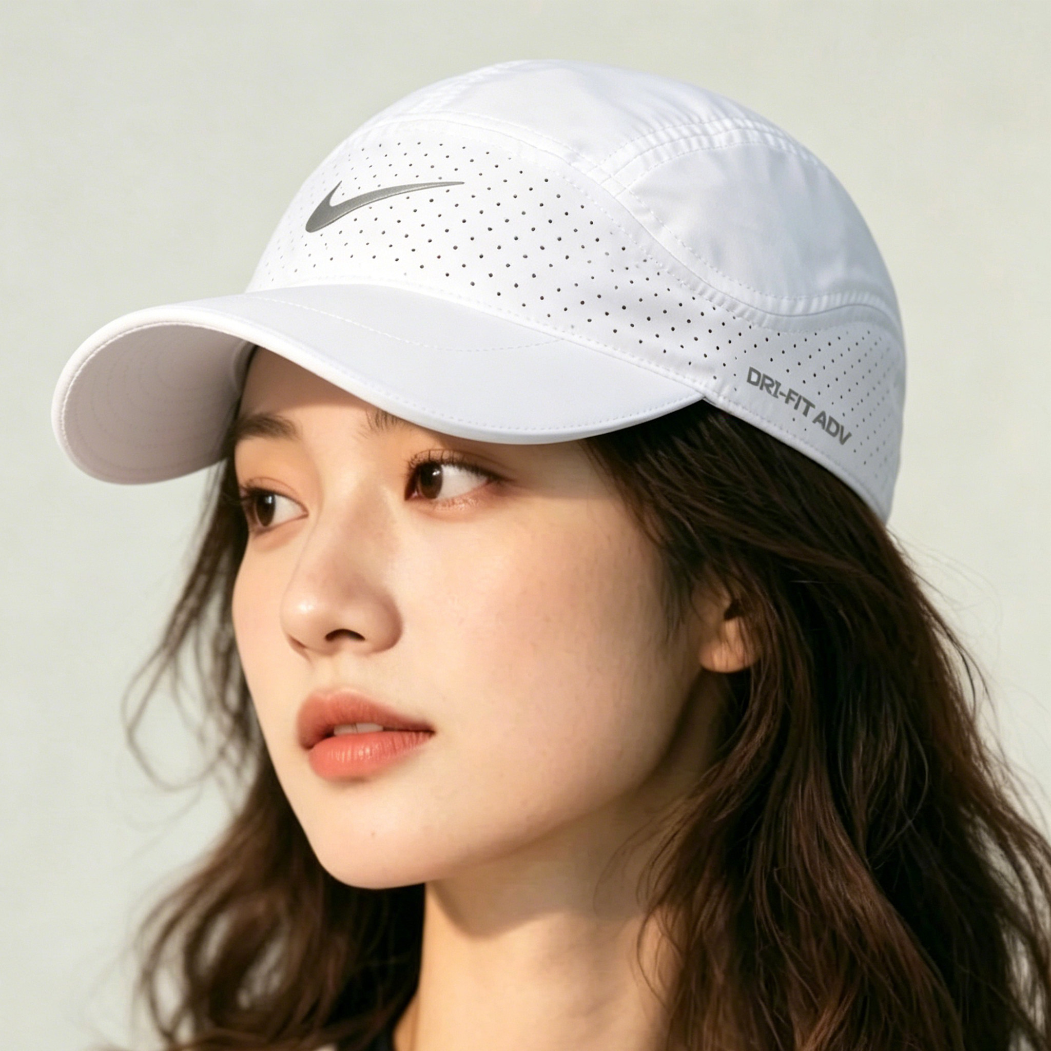 Nike耐克男女帽新款透气鸭舌帽白色速干棒球帽户外遮阳帽子FB5681