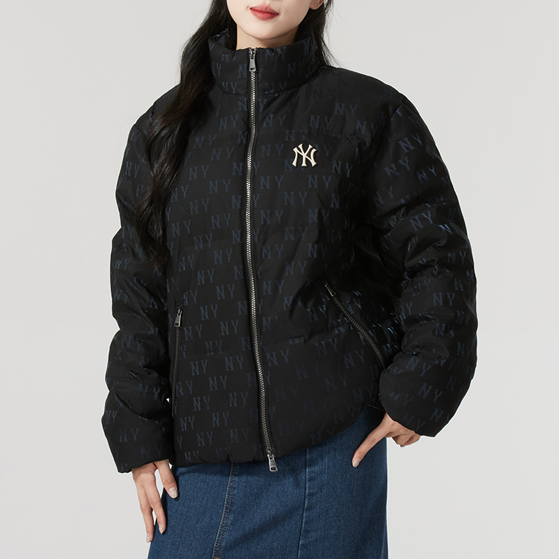 MLB官方NY满标老花羽绒服男女装2025冬季新款运动服外套3ADJM0346
