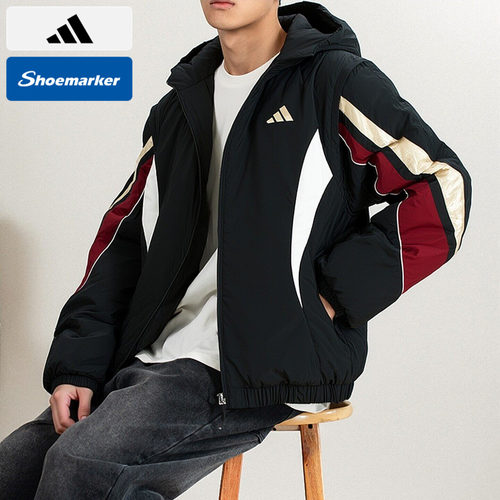 Adidas阿迪达斯2025年男子BB LNY JKT保暖篮球运动宽松棉服KS3171
