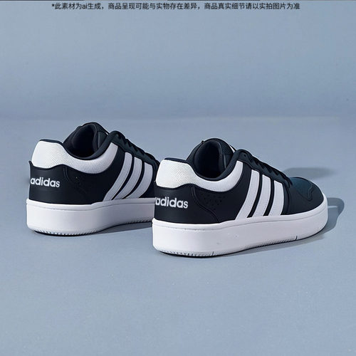阿迪达斯黑色板鞋男鞋2026夏季新款运动鞋Adidas官方正品休闲鞋男