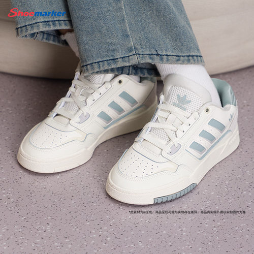 阿迪达斯adidas三叶草女鞋 2026新款夏季运动板鞋drop step low小