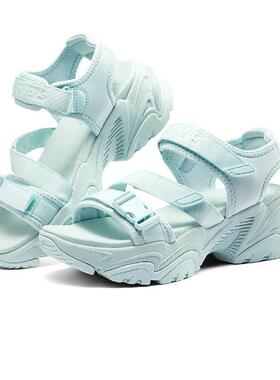 SKECHERS斯凯奇女DLITES SANDAL夏季运动休闲凉鞋厚底拖鞋119850