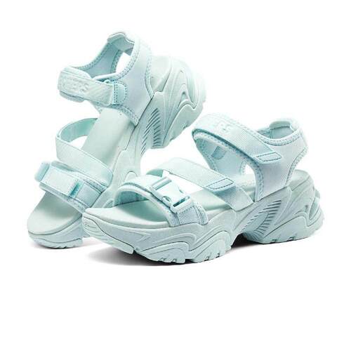 SKECHERS斯凯奇女DLITES SANDAL夏季运动休闲凉鞋厚底拖鞋119850