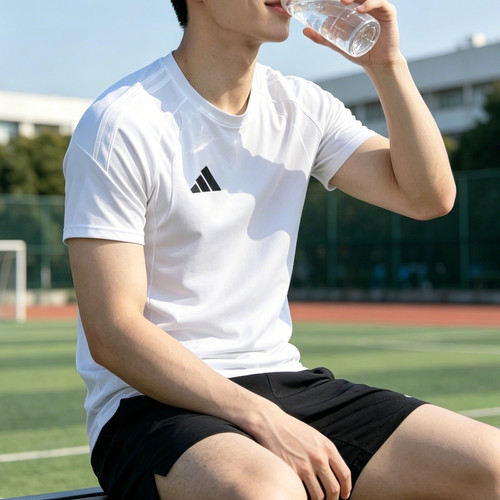 阿迪达斯2026新款速干短袖男装Tiro League26赛季球衣男士修身T恤