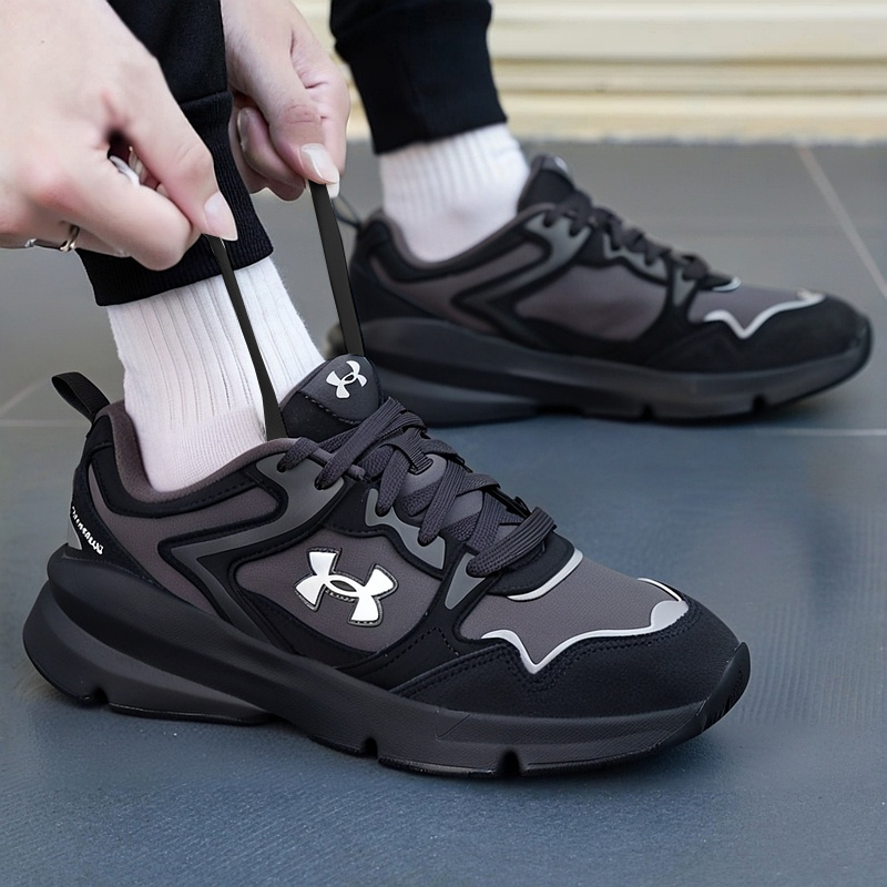 安德玛运动鞋男鞋女鞋秋季新款休闲鞋正品复古老爹鞋减震训练鞋