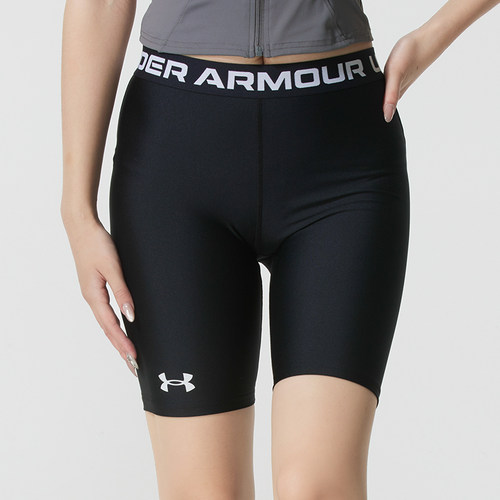 安德玛（Under Armour）短裤女裤 新款紧身裤瑜伽柔软舒适快干透