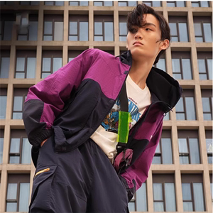 Adidas官方阿迪达斯三叶草男装春季运动夹克外套梭织夹克防风衣潮