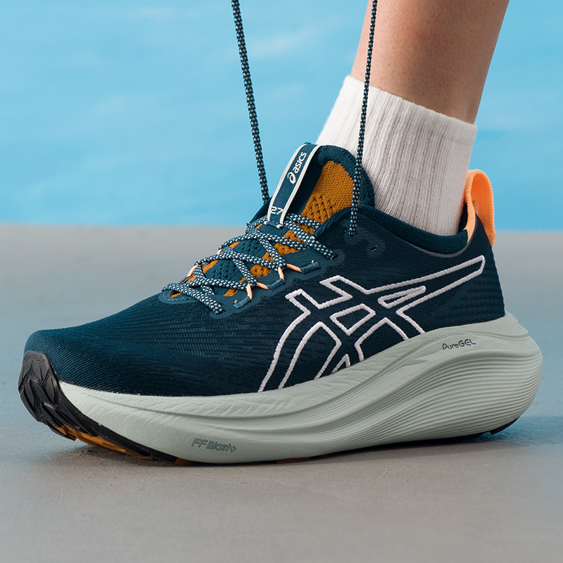 Asics亚瑟士GEL-NIMBUS 27 TR稳定跑步鞋男鞋2025冬季新款运动鞋